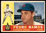 1960 Topps #175 Pedro Ramos Very Good  ID: 196489