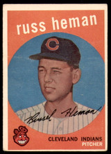 1959 Topps #283 Russ Heman Very Good RC Rookie ID: 192139 1959 Topps #283 Russ Heman Very Good RC Rookie ID: 192139