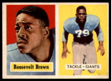 1957 Topps #11 Roosevelt Brown VG  ID: 90682