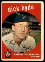 1959 Topps #498 Dick Hyde VG/EX Very Good/Excellent 