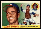 1955 Topps #23 Jack Parks UER EX++ RC Rookie ID: 56381 1955 Topps #23 Jack Parks UER EX++ RC Rookie ID: 56381