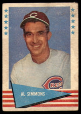 1961 Fleer #77 Al Simmons Very Good  ID: 176017
