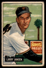 1951 Bowman #162 Larry Jansen VG 