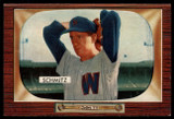 1955 Bowman #105 Johnny Schmitz EX++ ID: 57420 1955 Bowman #105 Johnny Schmitz EX++ ID: 57420