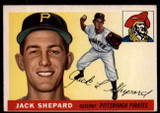1955 Topps #73 Jack Shepard EX++ RC Rookie ID: 56657