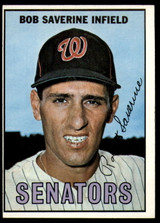 1967 Topps # 27 Bob Saverine Near Mint 