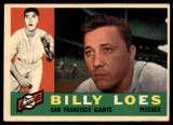 1960 Topps #181 Billy Loes VG Very Good ID: 107693 1960 Topps #181 Billy Loes VG Very Good ID: 107693