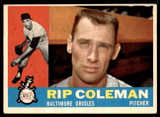 1960 Topps #179 Rip Coleman Very Good ID: 196525 1960 Topps #179 Rip Coleman Very Good ID: 196525