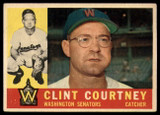 1960 Topps #344 Clint Courtney Very Good  ID: 162223