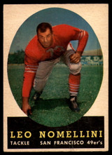 1958 Topps #89 Leo Nomellini EX ID: 81561 1958 Topps #89 Leo Nomellini EX ID: 81561