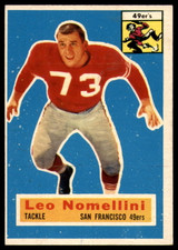 1956 Topps #74 Leo Nomellini VG  ID: 90543