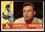 1960 Topps #263 Darrell Johnson Very Good  ID: 168653