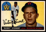 1955 Topps #136 Bunky Stewart EX++ RC Rookie ID: 57054