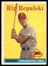 1958 Topps #14 Rip Repulski EX++  ID: 86239