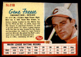 1962 Post Cereal #118 Gene Freese Very Good  ID: 144356