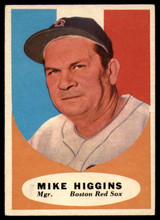 1961 Topps #221 Mike Higgins MG Excellent  ID: 135654