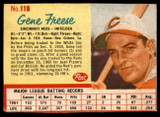 1962 Post Cereal #118 Gene Freese Very Good  ID: 144360