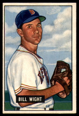 1951 Bowman #164 Bill Wight VG/EX 1951 Bowman #164 Bill Wight VG/EX