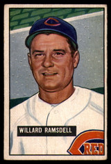 1951 Bowman #251 Willard Ramsdell VG RC Rookie