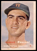 1957 Topps #211 Camilo Pascual EX/NM ID: 61184