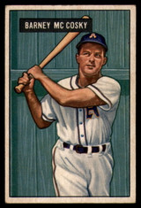 1951 Bowman #84 Barney McCosky EX Ink On Back