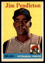 1958 Topps #104 Jim Pendleton EX ID: 62983 1958 Topps #104 Jim Pendleton EX ID: 62983