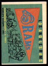 1959 Topps #126 Rams Pennant Excellent 