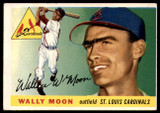 1955 Topps #67 Wally Moon Cardinals  EX