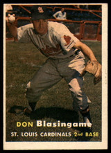 1957 Topps #47 Don Blasingame EX++ ID: 59942