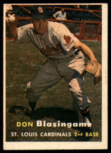 1957 Topps #47 Don Blasingame EX++ ID: 59942 1957 Topps #47 Don Blasingame EX++ ID: 59942