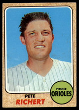 1968 Topps #354 Pete Richert Excellent+ ID: 167220 1968 Topps #354 Pete Richert Excellent+ ID: 167220