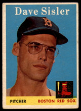 1958 Topps #59 Dave Sisler EX ID: 62773