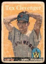 1958 Topps #31 Tex Clevenger Poor RC Rookie