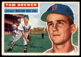 1956 Topps #34 Tom Brewer DP EX++ ID: 58171