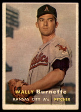 1957 Topps #13 Wally Burnette EX++ Excellent++ RC Rookie ID: 94278