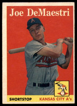 1958 Topps #62 Joe DeMaestri EX ID: 62790 1958 Topps #62 Joe DeMaestri EX ID: 62790