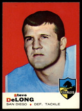 1969 Topps #129 Steve DeLong Ex-Mint  ID: 148047