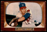 1955 Bowman #180 Johnny Logan EX ID: 57671 1955 Bowman #180 Johnny Logan EX ID: 57671