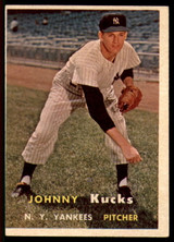 1957 Topps #185 Johnny Kucks EX++ 1957 Topps #185 Johnny Kucks EX++