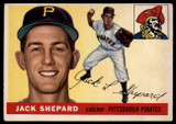 1955 Topps #73 Jack Shepard EX RC Rookie ID: 56659