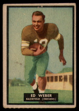 1951 Topps #6 Ed Weber VG ID: 83799 1951 Topps #6 Ed Weber VG ID: 83799