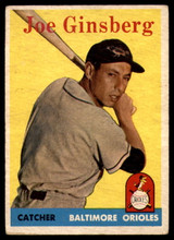 1958 Topps #67 Joe Ginsberg EX ID: 62816 1958 Topps #67 Joe Ginsberg EX ID: 62816