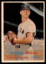 1957 Topps #189 Willard Nixon EX/NM ID: 61029 1957 Topps #189 Willard Nixon EX/NM ID: 61029