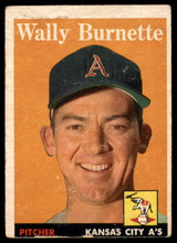1958 Topps #69 Wally Burnette EX ID: 62828 1958 Topps #69 Wally Burnette EX ID: 62828