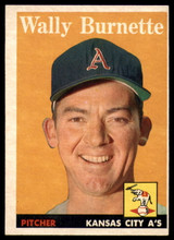 1958 Topps #69 Wally Burnette EX ID: 62830 1958 Topps #69 Wally Burnette EX ID: 62830