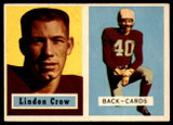 1957 Topps #91 Lindon Crow DP EX/NM ID: 72565