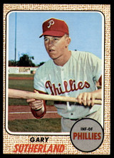 1968 Topps # 98 Gary Sutherland EX++ Excellent++ 1968 Topps # 98 Gary Sutherland EX++ Excellent++