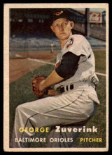 1957 Topps #11 George Zuverink EX++