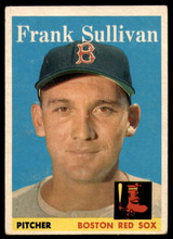 1958 Topps #18 Frank Sullivan EX ID: 62607