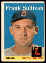 1958 Topps #18 Frank Sullivan EX ID: 62608
